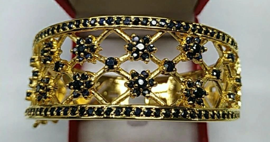 กำไลข้อมือพลอยไพลินแท้