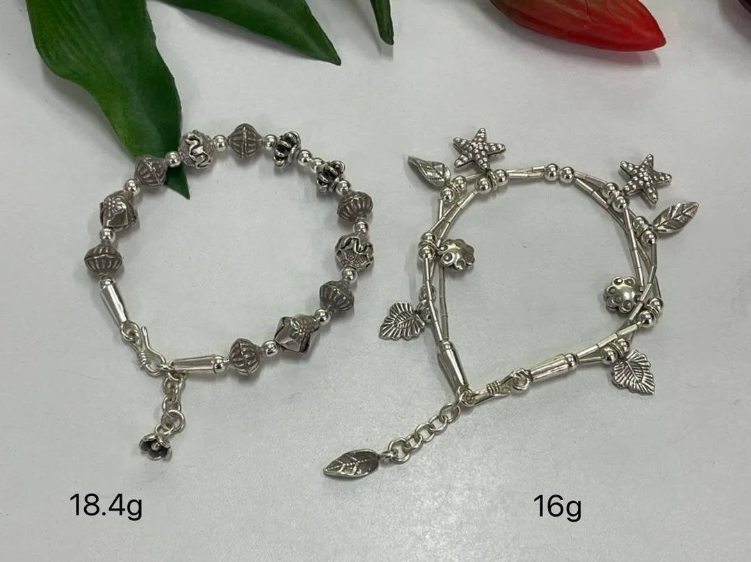 สร้อยข้อมือเงินแท้